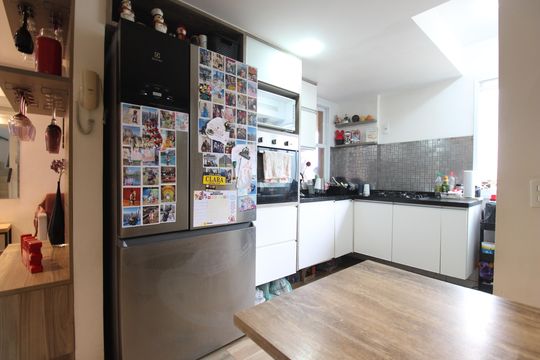 Cozinha de apartamento à venda com 2 quartos, 79m² em Taquara, Rio de Janeiro