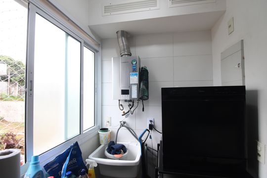 Área de serviço de apartamento à venda com 2 quartos, 79m² em Taquara, Rio de Janeiro