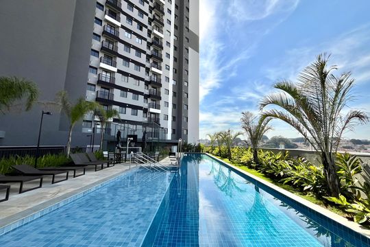 Área comum - Piscina de apartamento para alugar com 2 quartos, 37m² em Vila Paulista, São Paulo