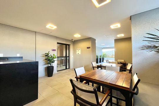 Área comum - Churrasqueira de apartamento para alugar com 2 quartos, 37m² em Vila Paulista, São Paulo