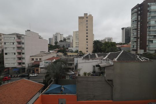 Vista da Sala de apartamento à venda com 3 quartos, 134m² em Vila Clementino, São Paulo