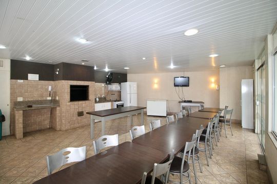 Área comum - Churrasqueira de apartamento à venda com 2 quartos, 135m² em Champagnat, Curitiba