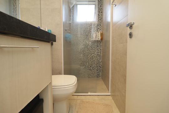 Banheiro da Suíte de apartamento para alugar com 2 quartos, 55m² em Liberdade, São Paulo