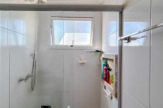 Banheiro da Suíte de apartamento à venda com 2 quartos, 67m² em Vila Aricanduva, São Paulo