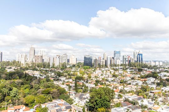 Vista da Suíte de apartamento para alugar com 2 quartos, 70m² em Empresarial 18 do Forte, Barueri