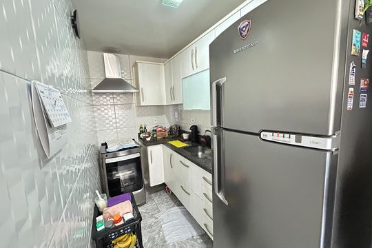 Cozinha de apartamento à venda com 2 quartos, 48m² em Cachambi, Rio de Janeiro