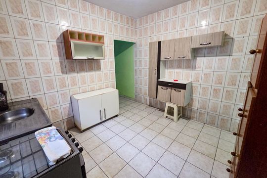 Cozinha de casa para alugar com 2 quartos, 130m² em Maracanã, Praia Grande