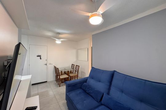 Sala de apartamento à venda com 2 quartos, 50m² em Vargem Grande, Rio de Janeiro