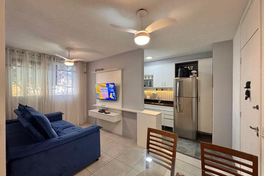 Sala de apartamento à venda com 2 quartos, 50m² em Vargem Grande, Rio de Janeiro