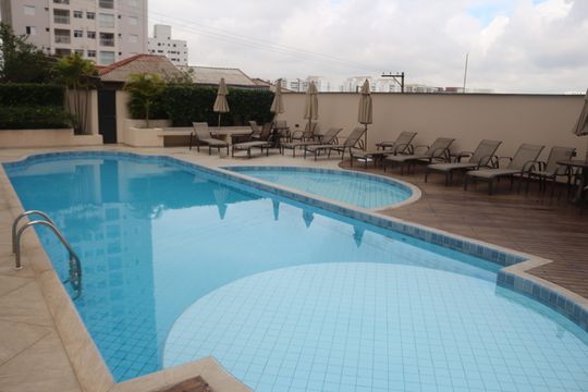 Área comum - Piscina de apartamento à venda com 2 quartos, 73m² em Santo Antônio, São Caetano do Sul