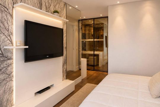 Suíte de apartamento para alugar com 3 quartos, 150m² em Vila Gertrudes, São Paulo