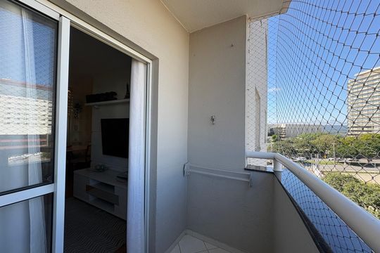 Varanda da Sala  de apartamento para alugar com 3 quartos, 95m² em Parque Campolim, Sorocaba