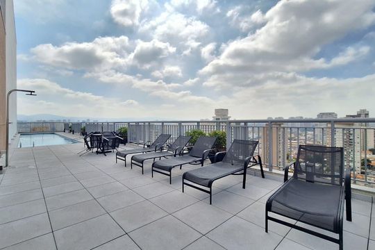 Área comum de apartamento para alugar com 1 quarto, 27m² em Vila Romana, São Paulo