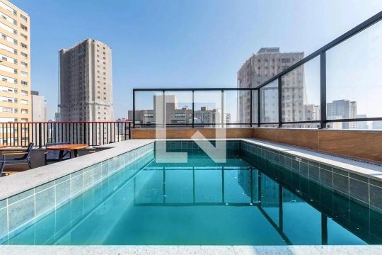 Área comum - Piscina de apartamento à venda com 2 quartos, 33m² em Barra Funda, São Paulo