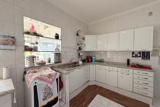 Cozinha de apartamento à venda com 3 quartos, 117m² em Centro, Jundiaí