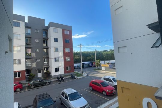 Vista de casa para alugar com 2 quartos, 45m² em Jardim Gramacho, Duque de Caxias