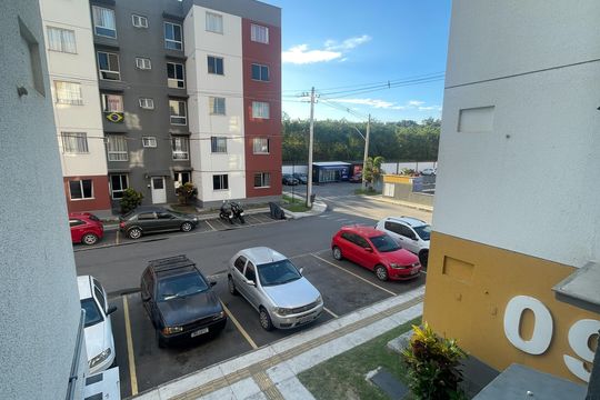 Vista de casa para alugar com 2 quartos, 45m² em Jardim Gramacho, Duque de Caxias