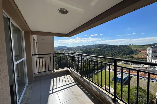 Varanda da Sala de apartamento para alugar com 2 quartos, 70m² em Empresarial 18 do Forte, Barueri