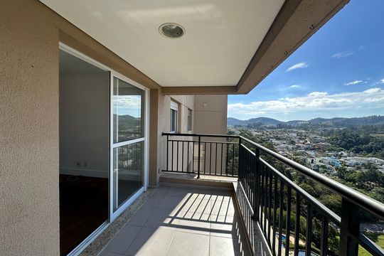 Varanda da Sala de apartamento para alugar com 2 quartos, 70m² em Empresarial 18 do Forte, Barueri