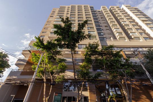 Fachada de kitnet/studio para alugar com 1 quarto, 32m² em Indianópolis, São Paulo