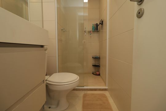 Banheiro Social de apartamento à venda com 2 quartos, 72m² em Ipiranga, São Paulo