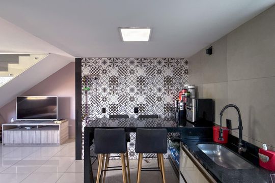 Cozinha de apartamento à venda com 3 quartos, 156m² em Calafate, Belo Horizonte