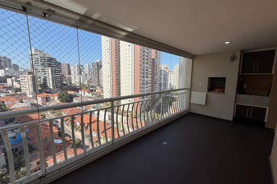 Varanda de apartamento à venda com 3 quartos, 128m² em Vila Mariana, São Paulo