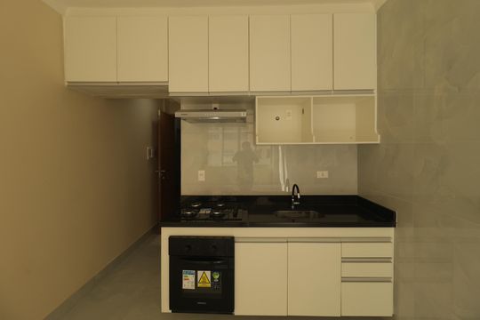 Quarto e Cozinha de apartamento para alugar com 1 quarto, 30m² em Liberdade, São Paulo