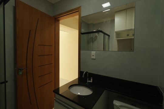 Banheiro de apartamento para alugar com 1 quarto, 30m² em Liberdade, São Paulo