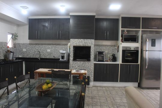 Cozinha de casa à venda com 3 quartos, 240m² em Santa Paula, São Caetano do Sul