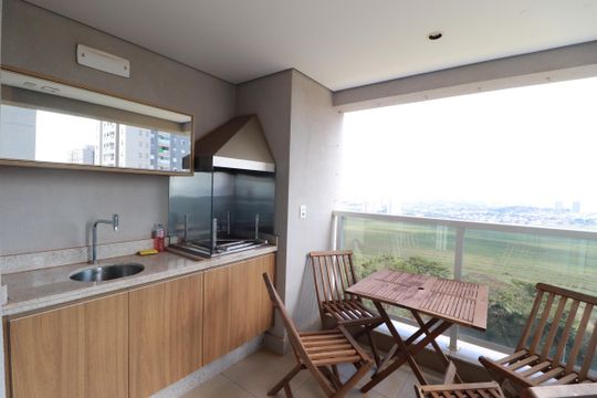 Varanda  de apartamento para alugar com 3 quartos, 93m² em Quinta da Primavera, Ribeirão Preto
