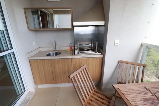 Varanda  de apartamento para alugar com 3 quartos, 93m² em Quinta da Primavera, Ribeirão Preto