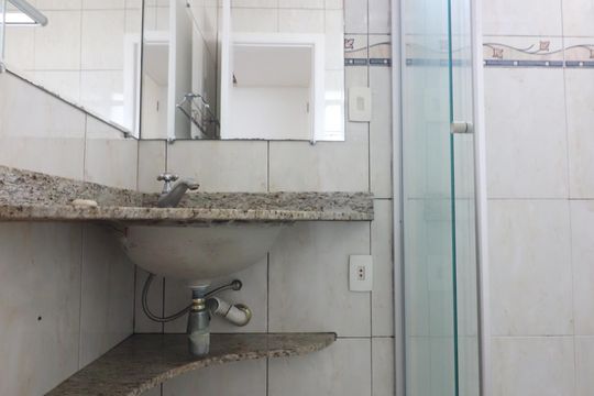 Quarto 1 - Suíte Banheiro  de apartamento para alugar com 3 quartos, 122m² em Centro, São Bernardo do Campo