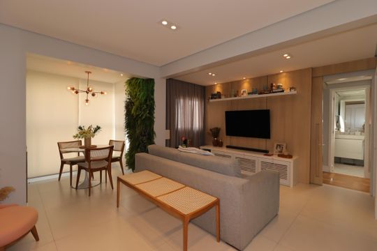 Sala de apartamento à venda com 2 quartos, 70m² em Parque das Nações, Santo André