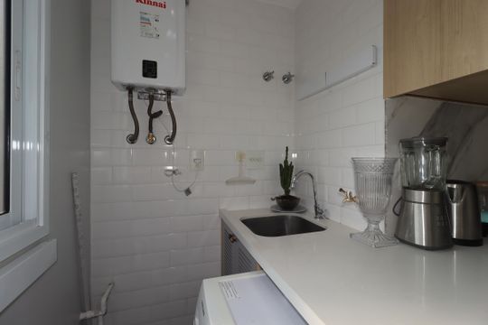 Área de Serviço de apartamento à venda com 2 quartos, 70m² em Parque das Nações, Santo André