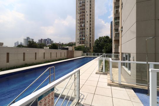 Área Comum - Piscina de apartamento à venda com 2 quartos, 70m² em Parque das Nações, Santo André