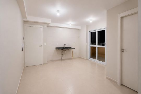 Cozinha de apartamento para alugar com 2 quartos, 51m² em Jardim Topazio, São José dos Campos