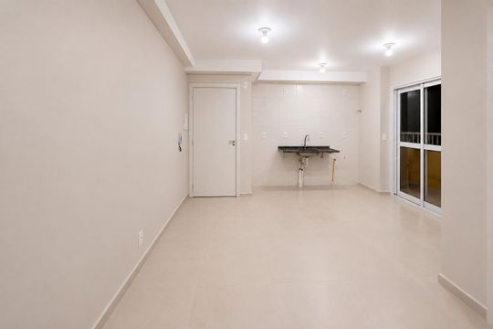 Cozinha de apartamento para alugar com 2 quartos, 51m² em Jardim Topazio, São José dos Campos