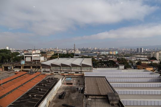 Sala - vista de apartamento para alugar com 2 quartos, 36m² em Vila das Bandeiras, Guarulhos