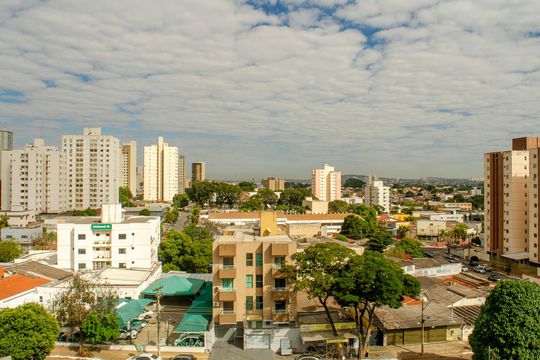 Vista do Quarto de apartamento para alugar com 1 quarto, 58m² em Setor Central, Goiânia