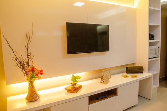 Sala de apartamento para alugar com 1 quarto, 58m² em Setor Central, Goiânia