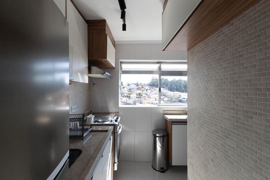 Cozinha - Armários / Área de Serviço de apartamento à venda com 2 quartos, 52m² em Vila Mazzei, São Paulo