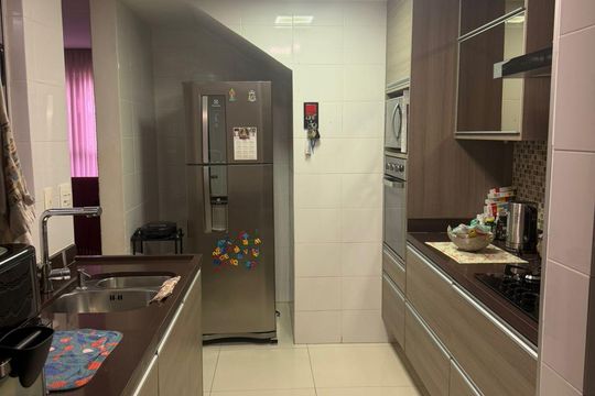 Cozinha de casa de condomínio à venda com 4 quartos, 119m² em Freguesia (Jacarepaguá), Rio de Janeiro