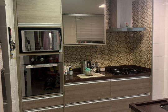 Cozinha de casa de condomínio à venda com 4 quartos, 119m² em Freguesia (Jacarepaguá), Rio de Janeiro