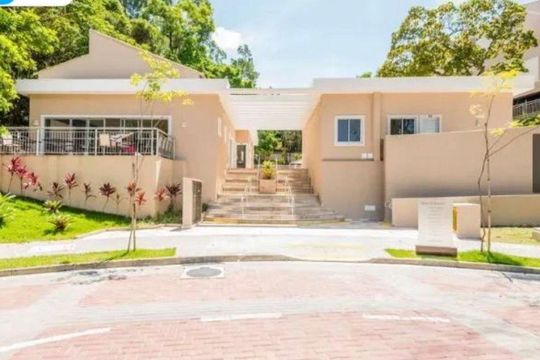 Fachada de casa de condomínio à venda com 4 quartos, 119m² em Freguesia (Jacarepaguá), Rio de Janeiro