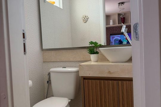 Banheiro de casa de condomínio à venda com 4 quartos, 119m² em Freguesia (Jacarepaguá), Rio de Janeiro
