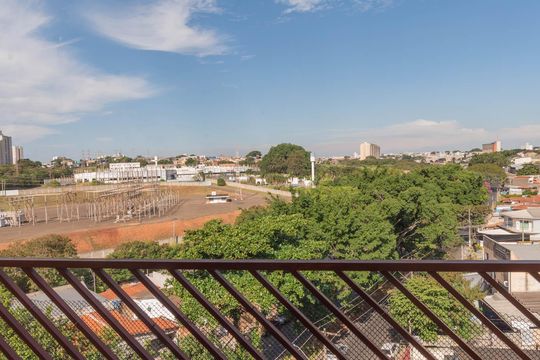 Varanda da sala de apartamento para alugar com 3 quartos, 90m² em Jardim Campos Eliseos, Campinas