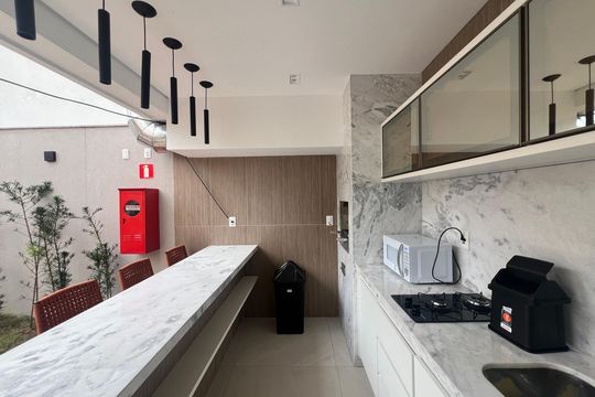 Área comum - Churrasqueira de apartamento para alugar com 2 quartos, 68m² em Serrano, Belo Horizonte