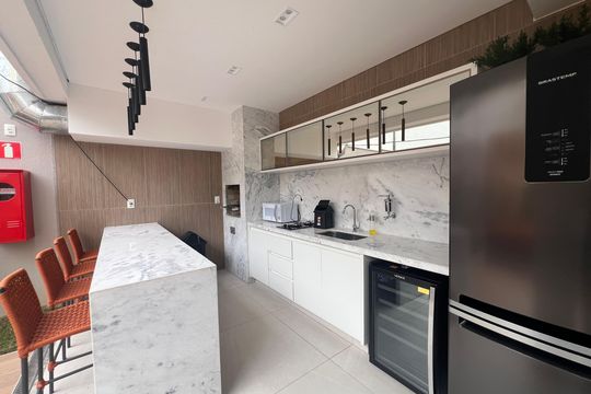 Área comum - Churrasqueira de apartamento para alugar com 2 quartos, 68m² em Serrano, Belo Horizonte