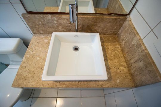 Banheiro da Suíte  de apartamento para alugar com 3 quartos, 78m² em Parque Morumbi, Votorantim